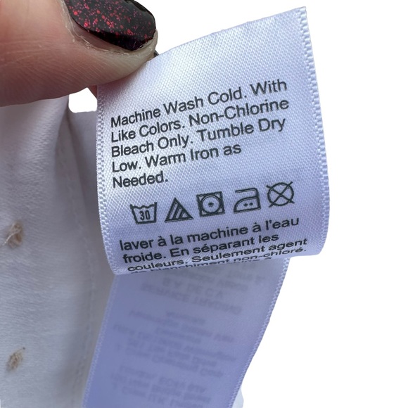 Madewell High-Rise Skinny Jeans in Pure White: Step-Hem Edition Women Stretch 27 - Picture 10 of 13